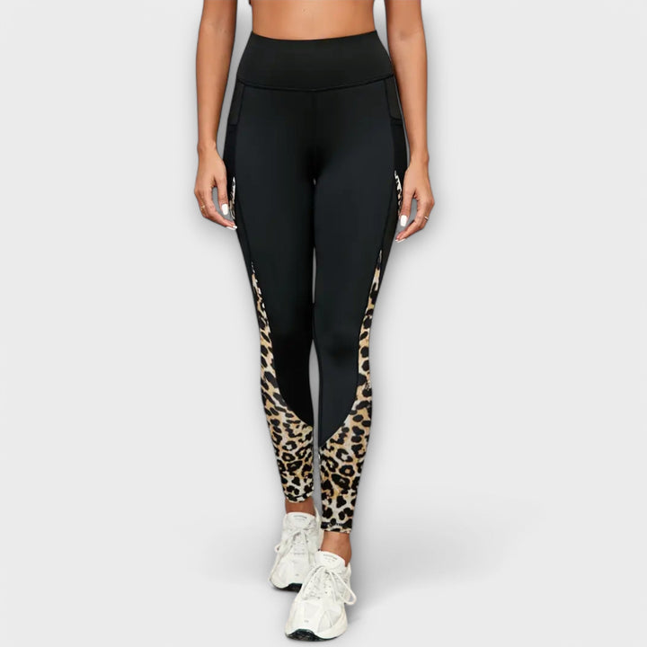Georgia | Leopard Print Fishnet Tights