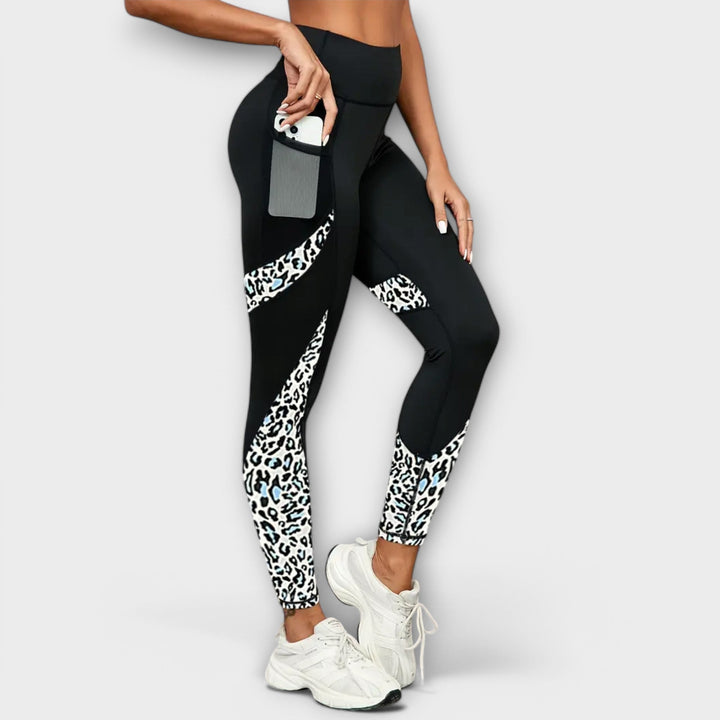 Georgia | Leopard Print Fishnet Tights