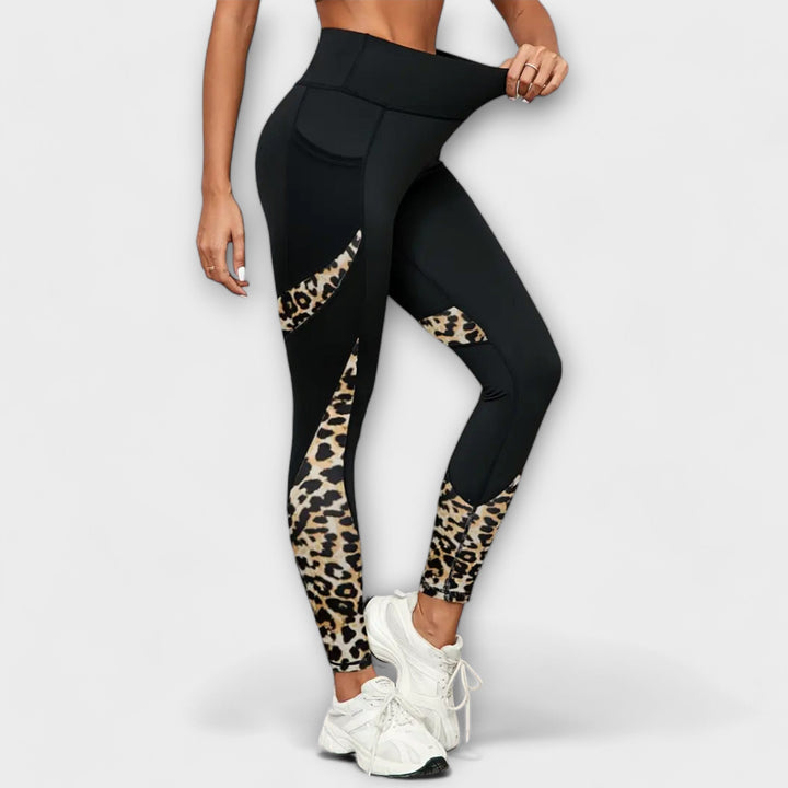 Georgia | Leopard Print Fishnet Tights