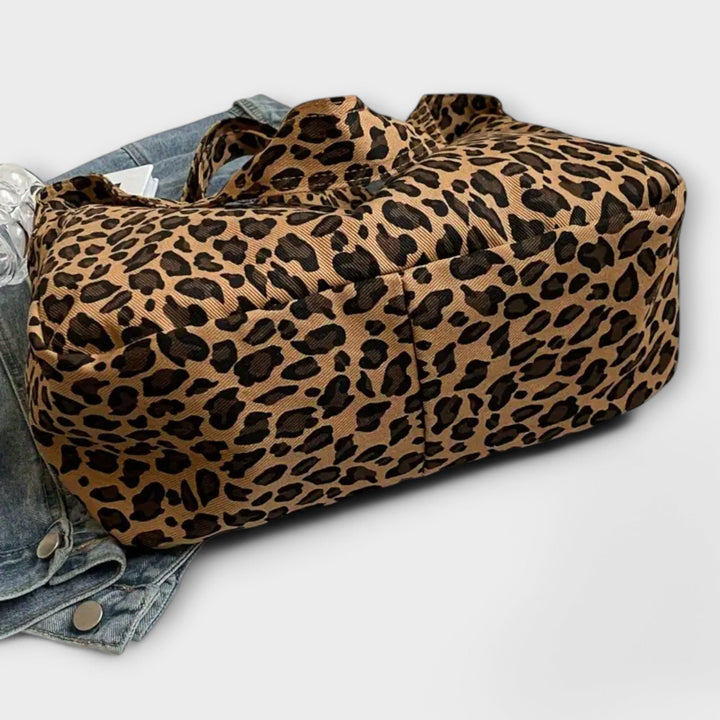 Evelyn | Elegant leopard print shoulder bag