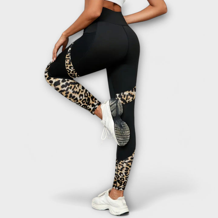Georgia | Leopard Print Fishnet Tights