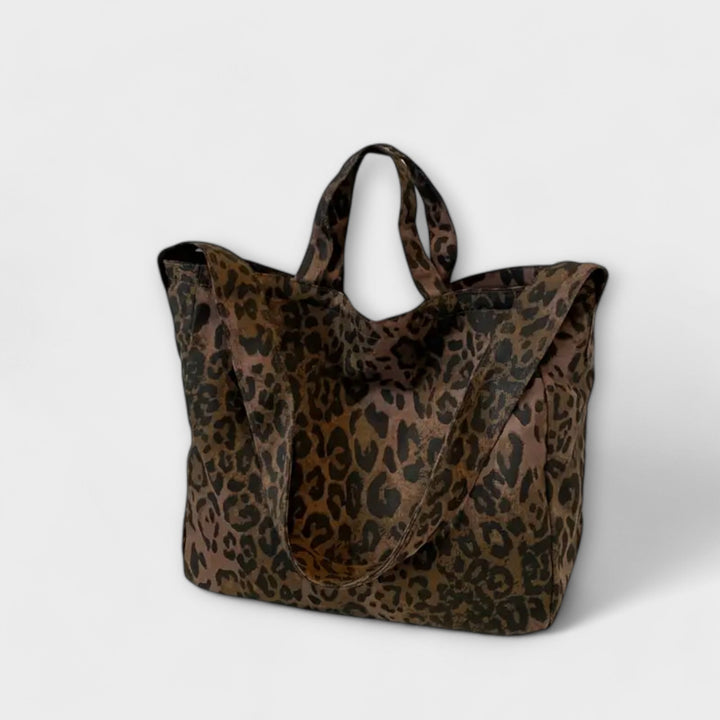 Evelyn | Elegant leopard print shoulder bag