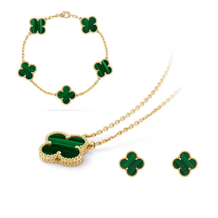 Cecilie - Set Radiant Luxe GREEN GOLD