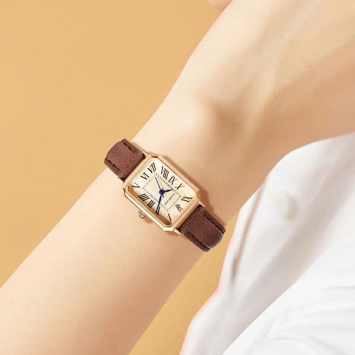 Dagmar | Quartz watch for women with leather strap