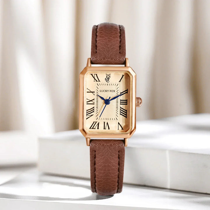 Dagmar | Quartz watch for women with leather strap