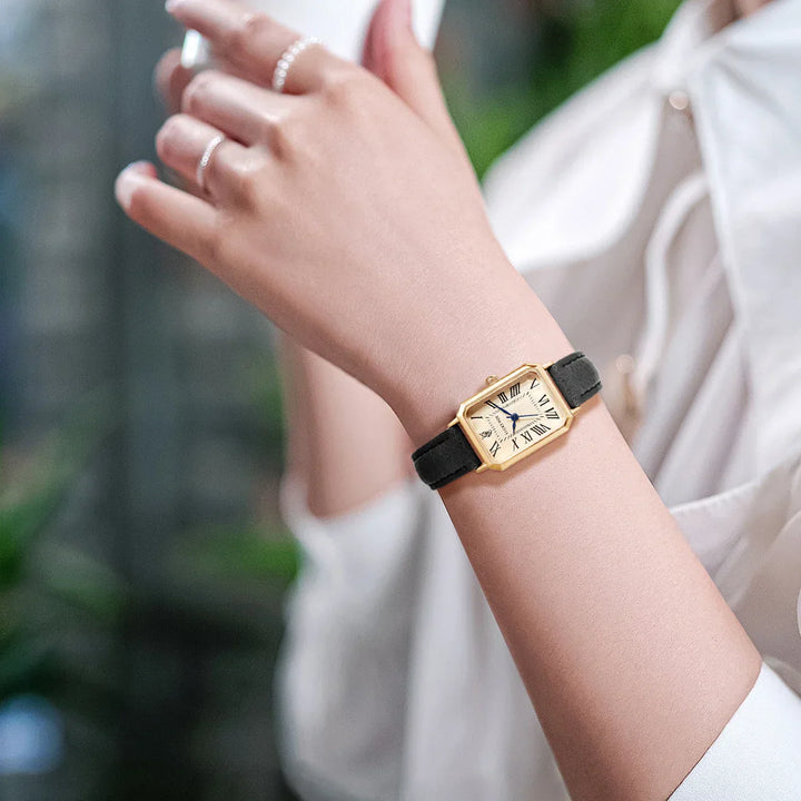 Dagmar | Quartz watch for women with leather strap