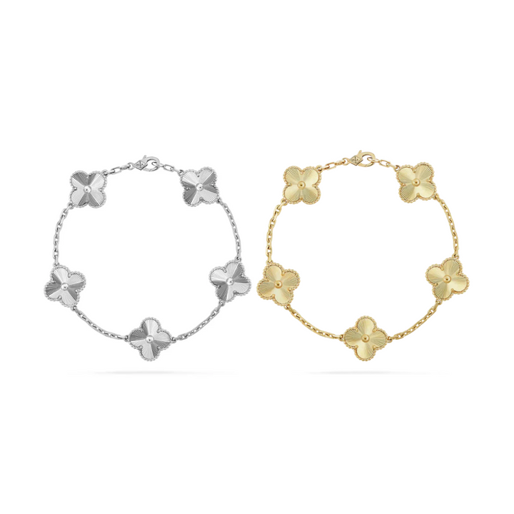 Klara - Set of sparkling bracelets GOLD SILVER