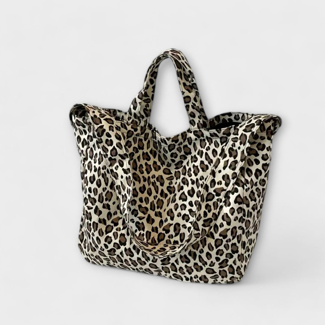 Evelyn | Elegant leopard print shoulder bag