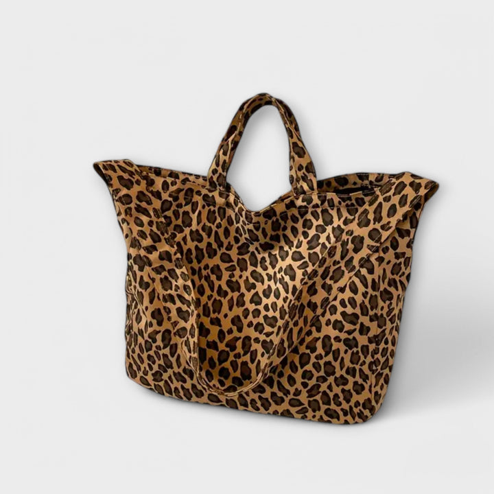 Evelyn | Elegant leopard print shoulder bag